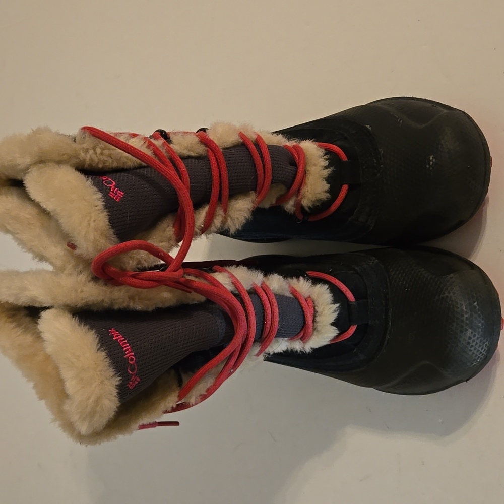 Columbia Snow Boots Omni Heat Girls Size 4
